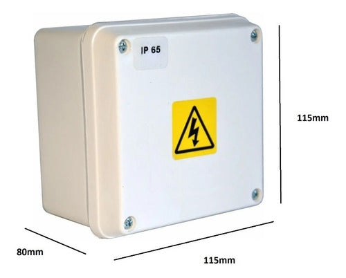 Caja De Paso Estanco Pvc Ip65 Taad 115x115x80mm 1