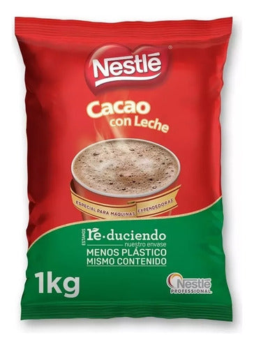 Pack Nescafe Cafe Tradicion + Cacao + Leche En Polvo X 1kg 2