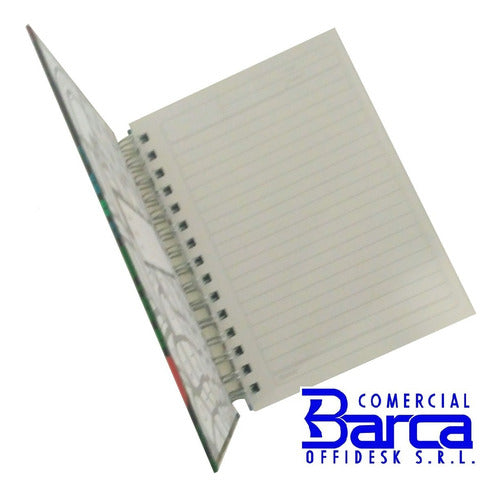 Cuaderno A5 C/ Espiral 16x21 Office Tapa Dura Cartón 120 Hjs 2