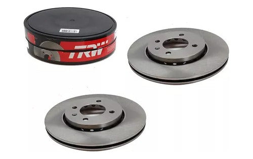 TRW/BRK Disc Brake Rotors for Volkswagen Gol Trend X 2 0