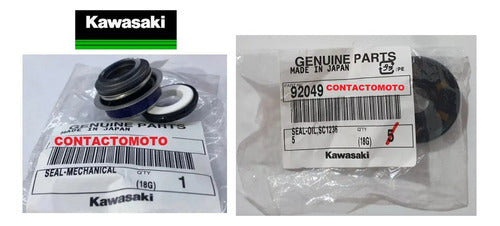 Kawasaki Reten Bomba Agua + Reten De Aceite 454 Ltd 85-90 Original Ka 1