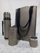 Viamka_artesanias Set Matero Termo 1 Liter Stainless Steel, Matera, Yerbera and Glass Mate 3