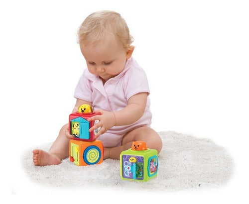 Winfun Nuevo Apilable Cubo Magico Para Bebe Centro Juegos Actividad 1