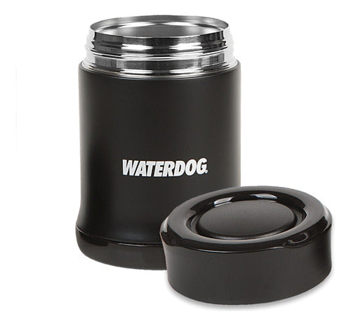 Waterdog Thermal Lunch Box Stainless Steel Black 480cc SB3048 2