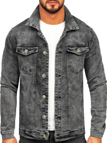 Irnaes Jean Campera Jean Hombre Celeste 5