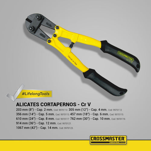 Crossmaster 14" Bolt Cutter Pliers 2