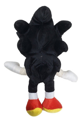 Boneco Sonic Pelúcia 50 Cm Preto Antialérgico Sonic World 1