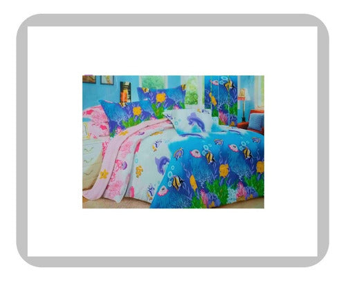 S & W Kids Bedding Set with Gift Curtain 1