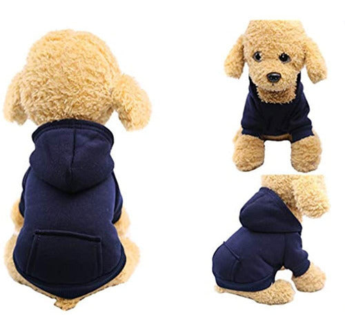 Fashion Focus On New Winter Dog Hoodie Sudaderas Con Bolsillos 1