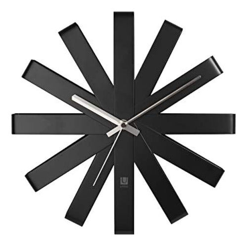 Umbra Ribbon Wall Clock Black 0