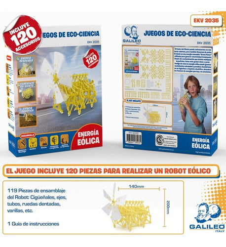 Galileo Italy Wind Energy Science Kit - Build and Learn 2