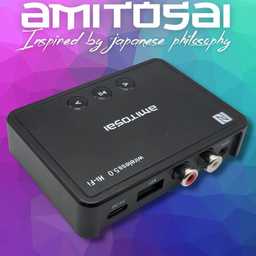 Bluetooth 5.0 Audio Receiver with MP3 Player and Remote Control by Amitosai 6