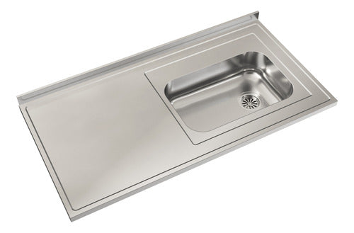 Johnson Acero 120x61 Zz52 Right Side Sink 0