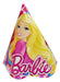 Argos Comercial S.A Pack of 8 Barbie Birthday Hats 0