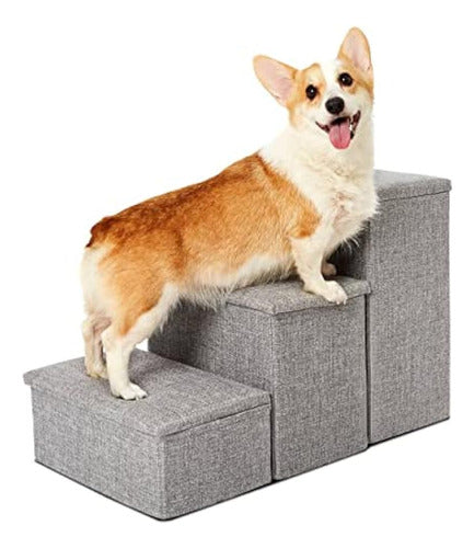 Pet Awesome Escaleras Para Perros Con Almacenamiento Y Escal 0