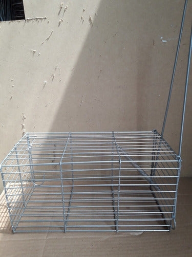 LMG Taller Large Reinforced Rat Trap Cage - Galvanized Wire 1