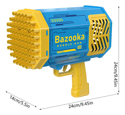 1. 69 Buracos Bazooka Bubble Machine Guns Com Luzes 2