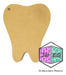 Tooth-Shaped Box for Rat Perez Teeth - Fibrofácil 8x10cm 1