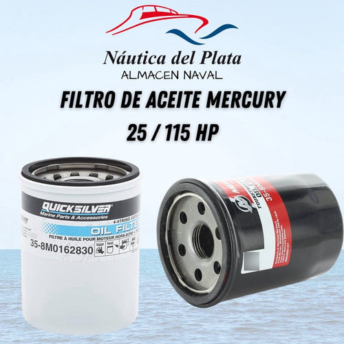 Mercury Oil Filter (Small) 25 to 115 Hp 4-Stroke Original 1