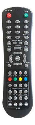TV LED Remote Control Compatible with LCD Audinac 459 Zuk 0