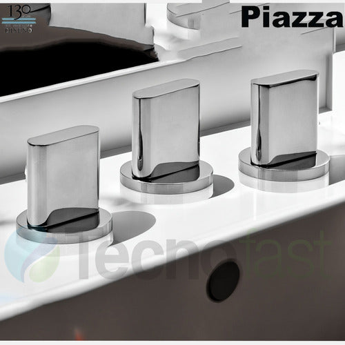 Piazza Grifería Bidet Icon 21304 Cierre Cerámico Doble Comando 1