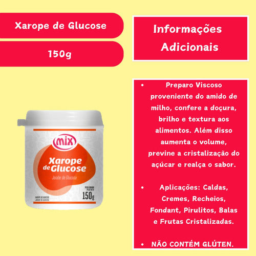 Kit 6 Xarope De Glucose 150 Mix 2