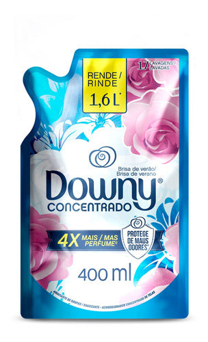 Suavizante Concentrado Brisa Fresca Repuesto Downy 4 X 400ml 1