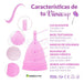 Vivacup Menstrual Cup + Pouch + Sterilizing Cup 85