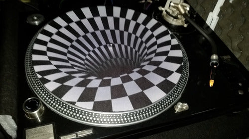 Tunel 3d Slipmat Paño Djproaudio Latex Lo Mejor Calidad 5