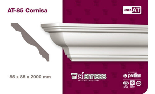 Atenneas Interior Cornice Molding AT85 X 2mt 1