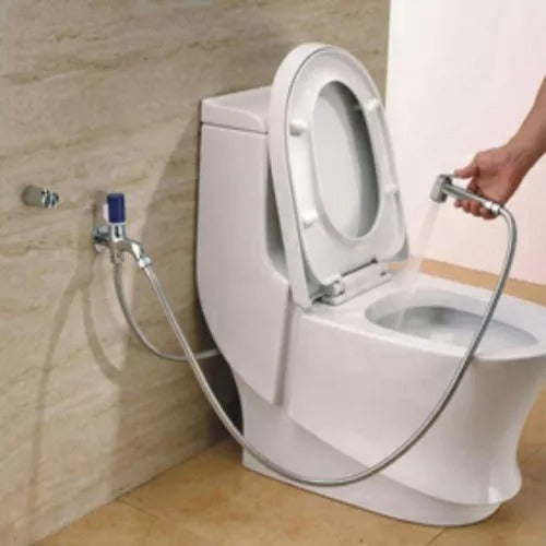 Ducha Higiénica Tipo Pistola Portátil Con Extensible P/bidet 1