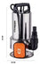 Lüsqtoff Submersible Pump 1HP for Dirty Wastewater Stainless Steel 1