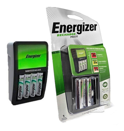 Combo 6 Pilas Aa Recargable Energizer + Cargador Energizer 3