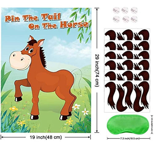 Hokic Pin The Tail On The Horse Juego Para Niñas / Niños Dec 1