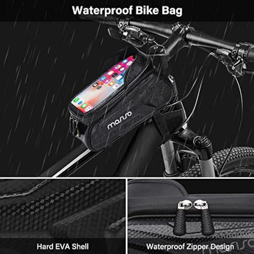 Mosiso Bolsa De Bicicleta Para Teléfono Frontal, 4