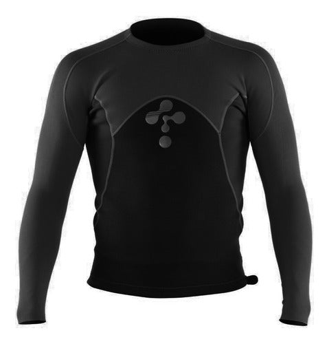 Men's Thermoskin Neoprene Long Sleeve Nautical Kayak Surf Shirt 0