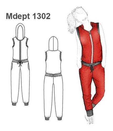 Moldery Textile Unicose - Women's Sports Jumpsuit 1302 2