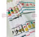 Döhler Pack of 6 Vida Dish Towels 70 x 45 cm Various Designs 6