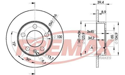 Kit Discos Y Pastillas Seat Toledo 1999-2004 Trasero 1