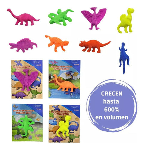 20 Dinosaur Grow-in-Water Toys Piñata Souvenirs 2