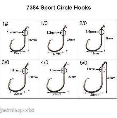 150pcs 7384 Offset Circle Hook Black High Carbon Steel 2