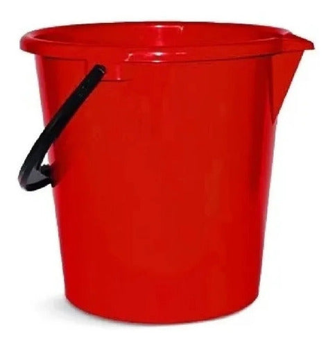 Colombraro Reinforced Bucket with Spout - 17L Pack of 6 0