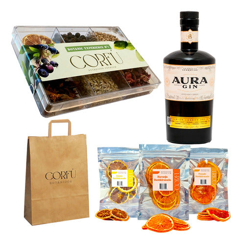 CORFU Botanical Aura London Dry Gin Gift Set X6 Corfu 0