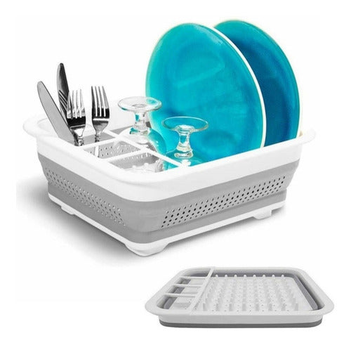 Art Home Organizer Folding Drain for Cutlery, Plates, and Glasses 0