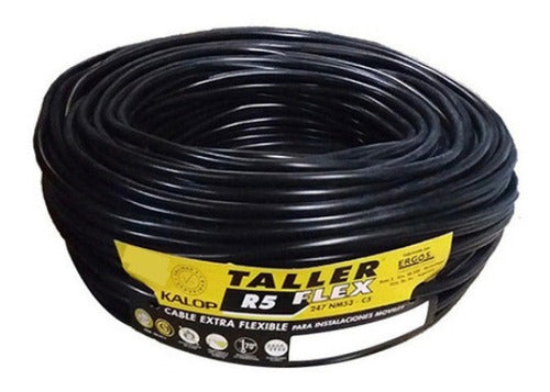 Kalop Cable Tipo Taller 3x2.5 Mm Tpr Rollo X 15mt / Metros 1