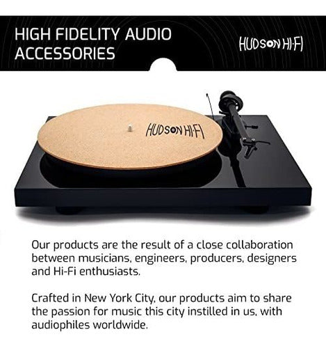 Corkery Recessed Turntable Mat - 1-8 Cork Turntable Mat & Anti Static Slipmat 7