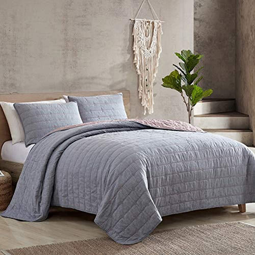 Modern Threads Everly Embroidered 3-Piece Quilt Set 0