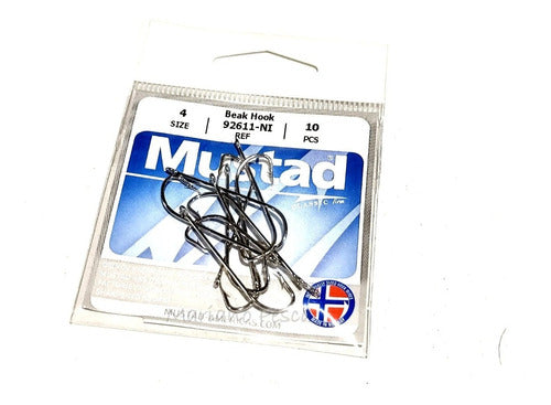 Mustad Hooks for Long. Series 92611 N 4 X 10units. Long Leg Varied River Sea Fishing Mariano Fishing 0