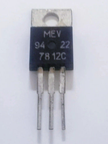 Regulador 7812 C 7812 (x4unid)  12v 1a To220 Mev 2