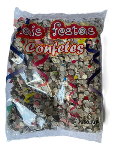 Kit Festas Carnaval  Com 20 Sacos De Confetes De 120 G . 1